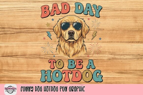 Beyond the Bun: The Playful Power of the Funny Dog Hotdog Pun Graphic