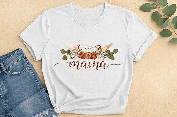 Boho Floral Mama Rustic Graphic Tee: A Designer's Deep Dive