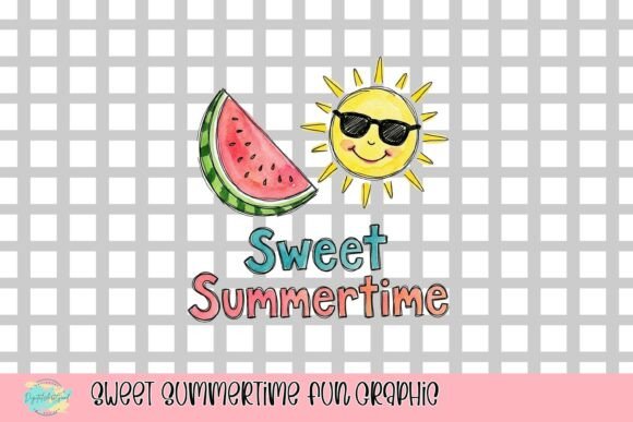 Brighten Your Designs with the Sweet Summertime Fun Graphic
